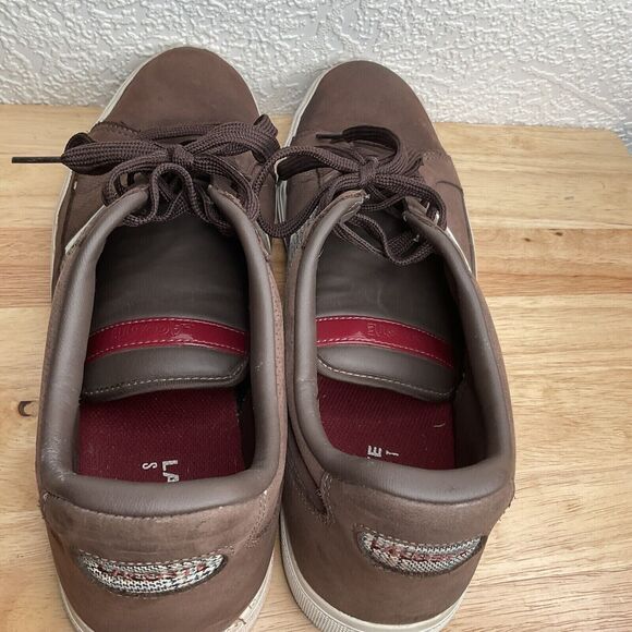 Lacoste Europa NS SPM 21233-0511 Lace Up Sneaker Men Size 13 Brown